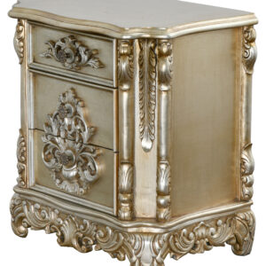 The Platine Grand Carved Nightstand