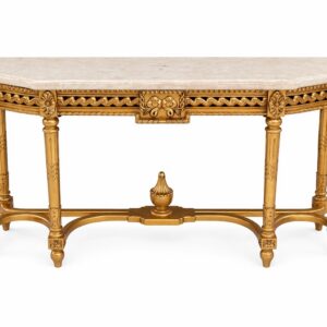 Hand carved and finely constructed by master artisians and finished in rich gold. Bring timeless elegance into your home with this Grand Carved Console Table