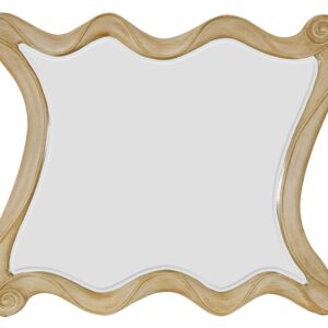 Elevate your home decor with the elegant 48-inch by 40-inch mirror from Heritage Furniture