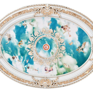 which is often a good time to install your selected Medallion. The item comes fully finished out of the package and is Hand Cast in a lightweight Polystyrene that will never shrink