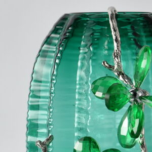 this vase brings refreshing charm to any setting.