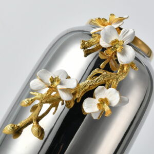 a graceful extension of the refined Orchid Bloom Collection. This sleek